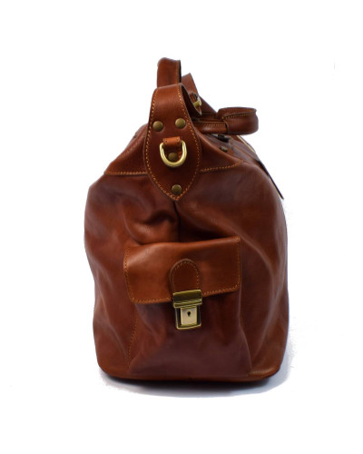 Cowhide travel bag item 24548